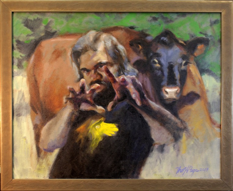 Bill the Bull in the Cow Pasture IMG_9996